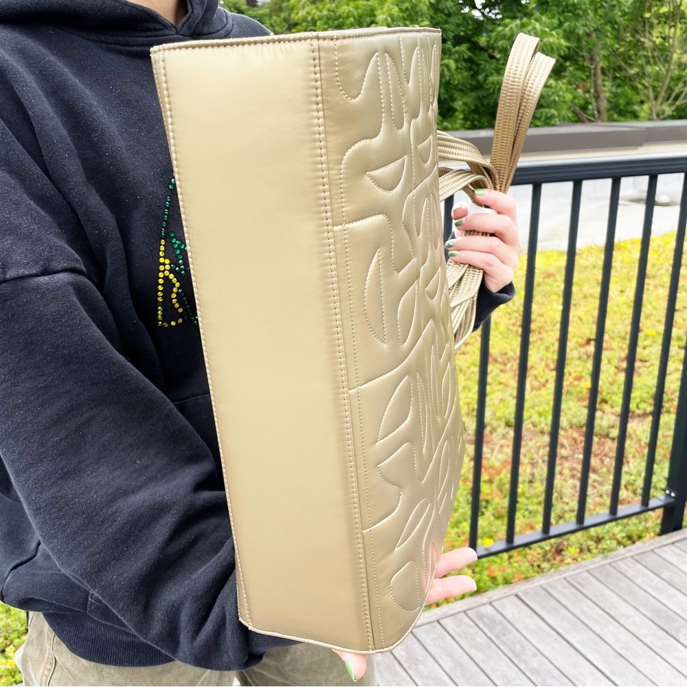 NWT Gold Telfar x Moose Knuckles Medium Bag - Picture 11 of 13